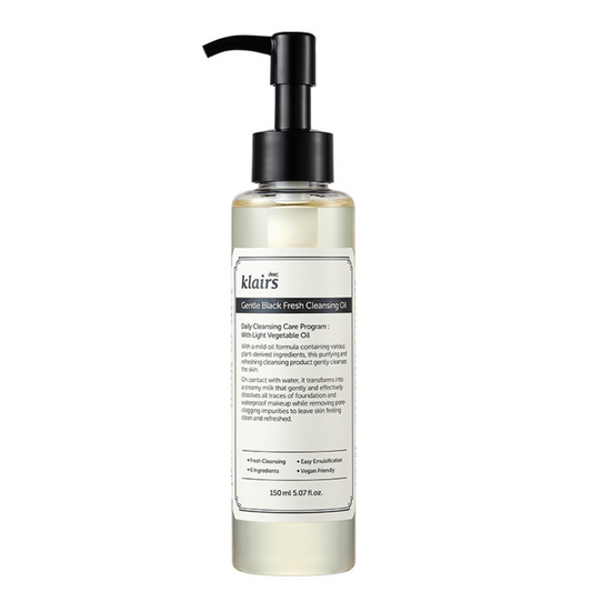 KLAIRS: Gentle Black Fresh Cleansing Oil