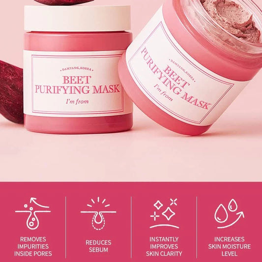 Beet Purifying Mask | Beetroot Skin Purifier | Ecensia Skincare