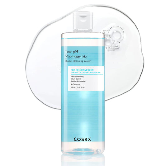COSRX Cleansing Water | Niacinamide Micellar Water | Ecensia Skincare